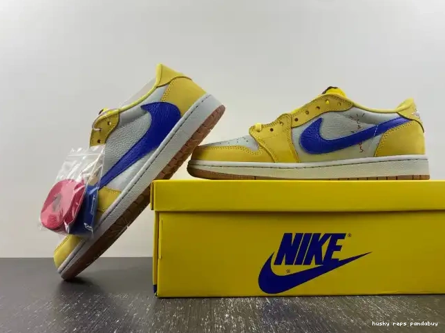 Cheap Husky OG Low Travis Canary 1 DZ4137-700 Air Jordan x Scott 0429